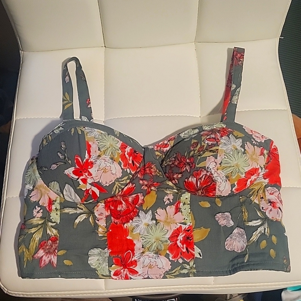 B•O•G Collective Floral Corset Top